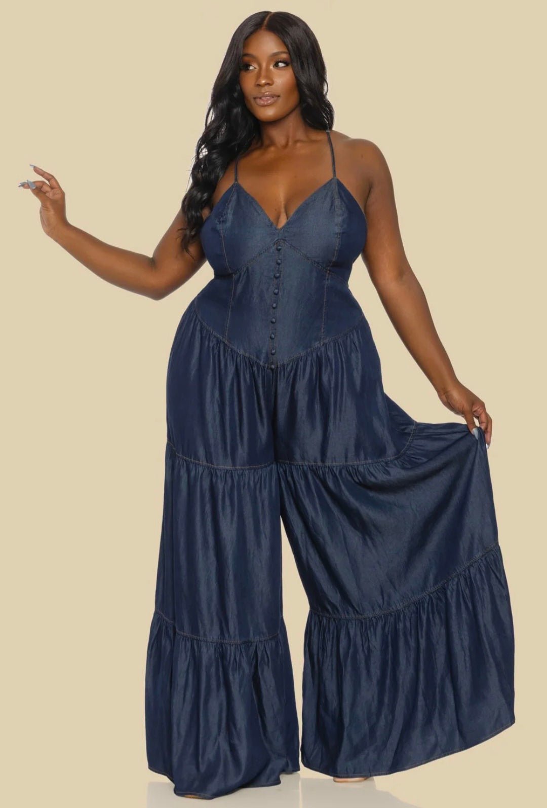 Combinaison en Jean - X - Elles973Shop