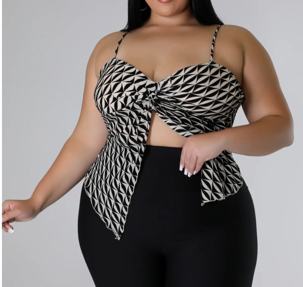 Croc Top à fine bretelle