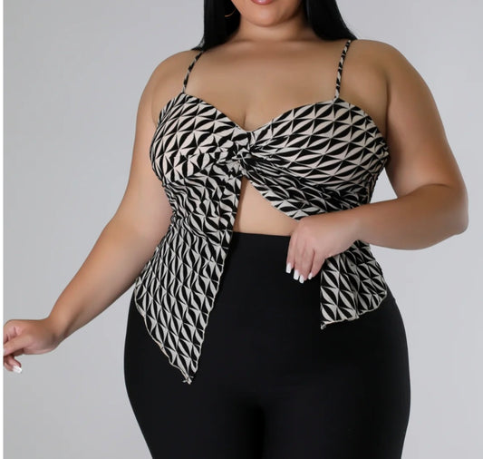 Croc Top à fine bretelle